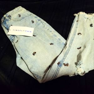 Tinseltown highrise mom jeans